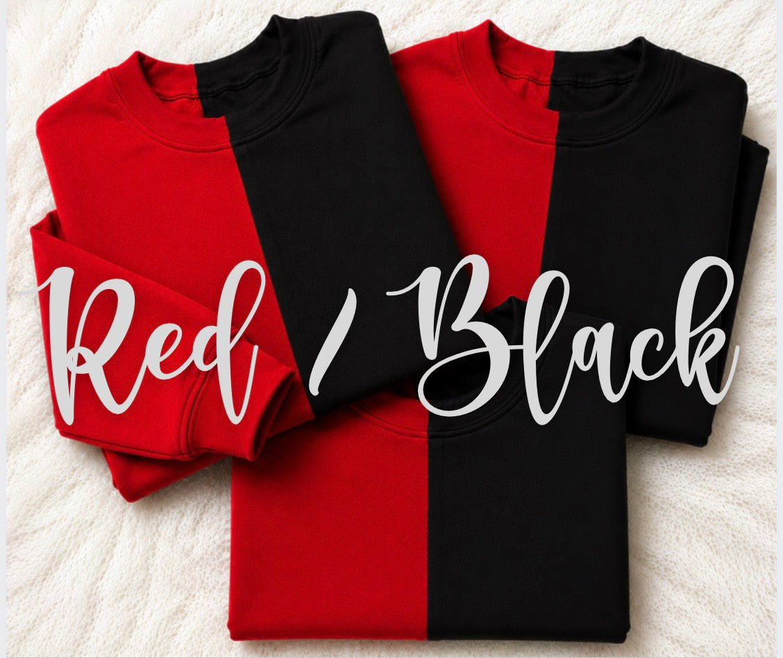 Split Color Crewnecks (WS)