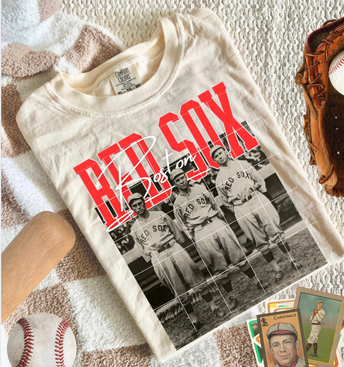 Red Sox x 90s aesthetic