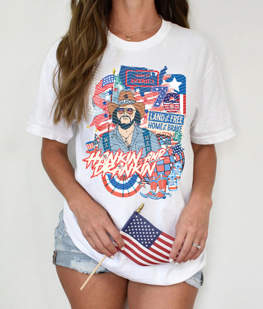 Hank USA Collage PNG