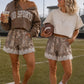 Sideline Camo Lace Short *Pre Order*