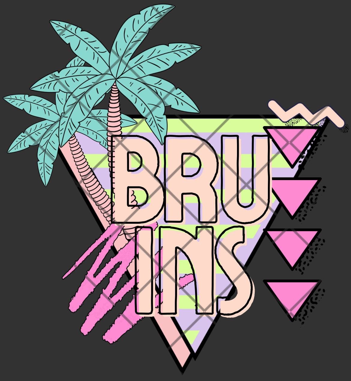 Retro Palm Bruins