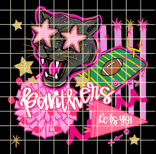 Pink preppy panthers