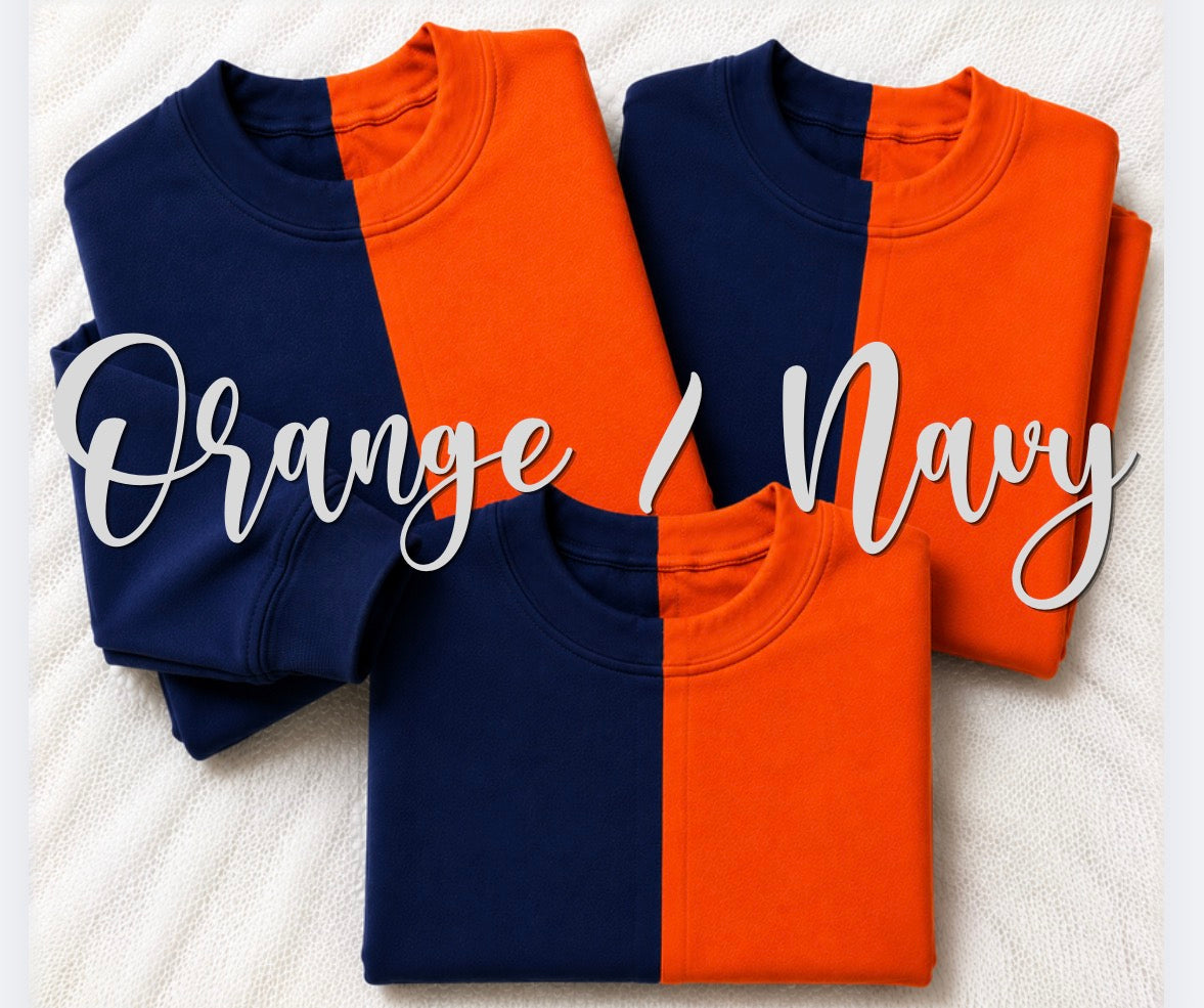 Split Color Crewnecks (WS)