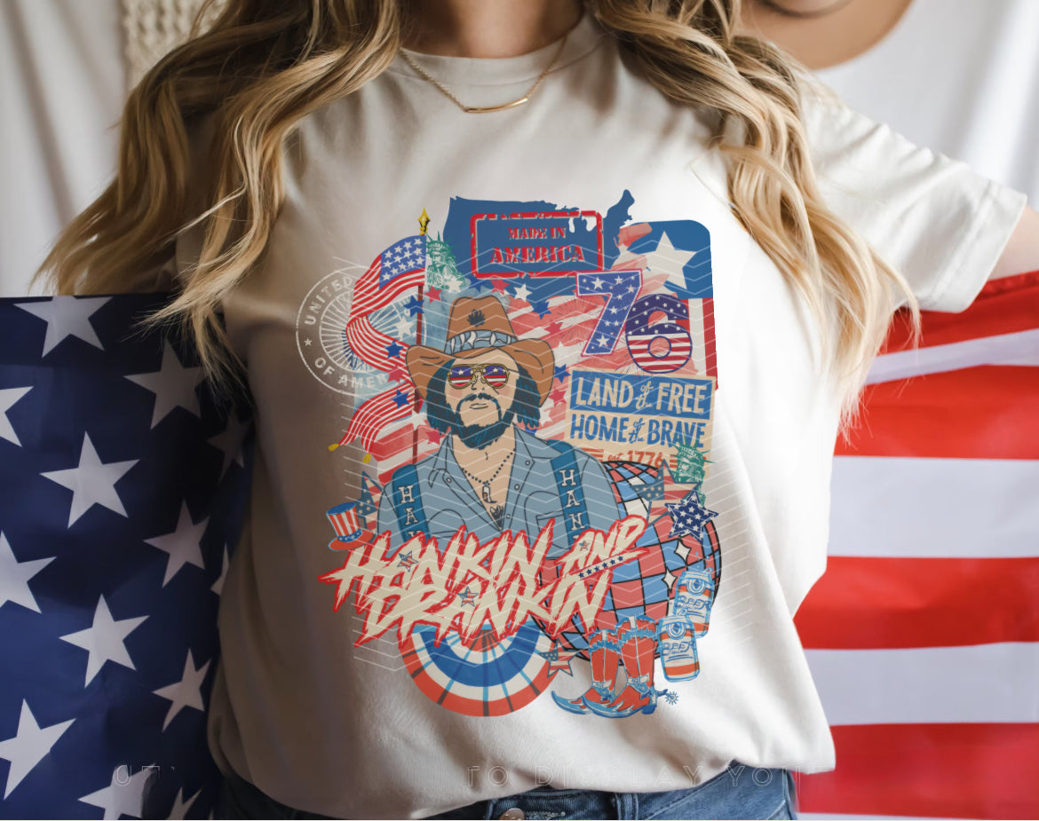 Hank USA Collage PNG
