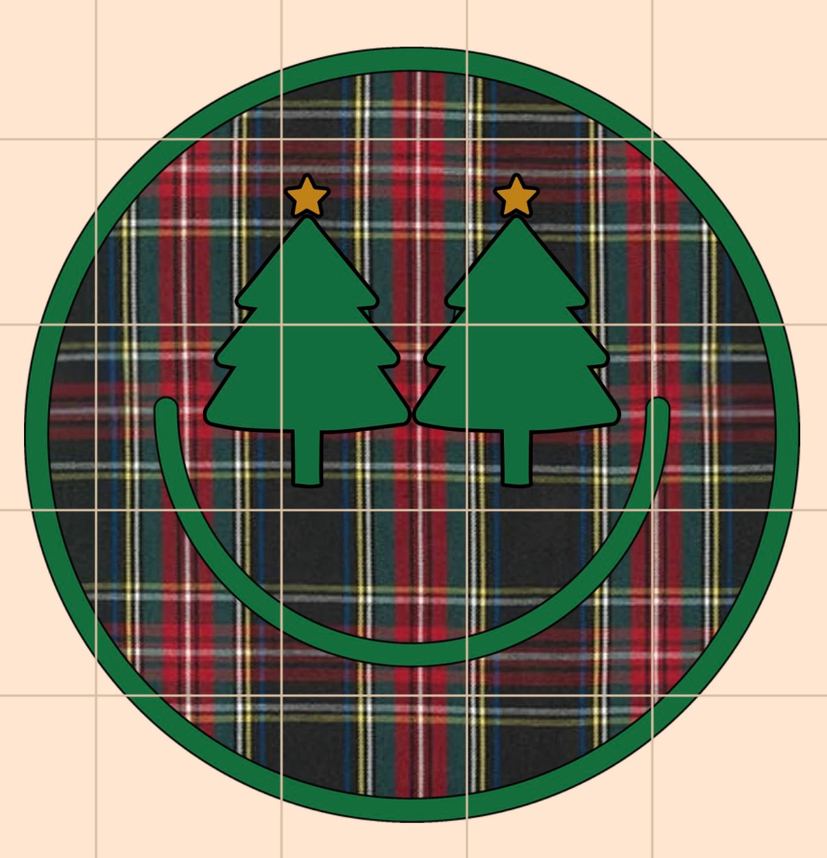 Cmas Plaid Smiley BUNDLE (4 files!)