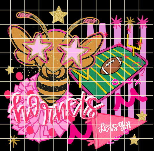Pink preppy hornets