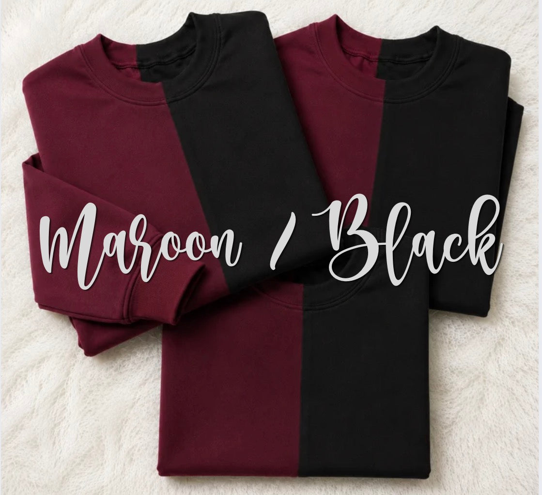 Split Color Crewnecks (WS)