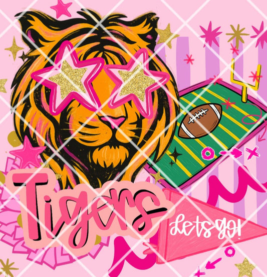 Preppy pink Tigers