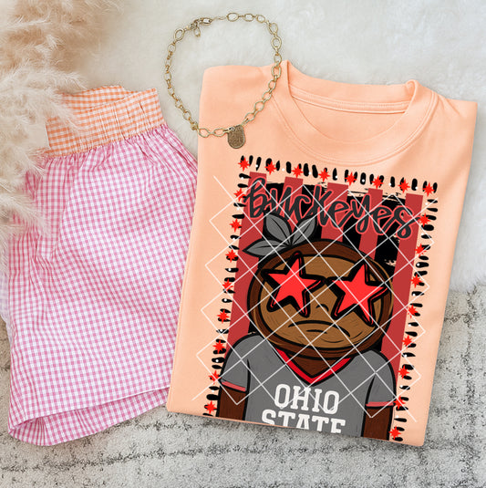 Mascot doodle buckeyes