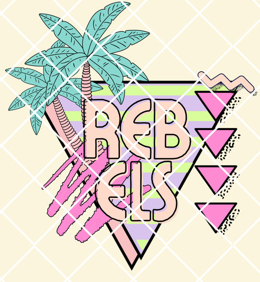 Retro palms rebels