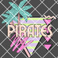 Retro palm pirates
