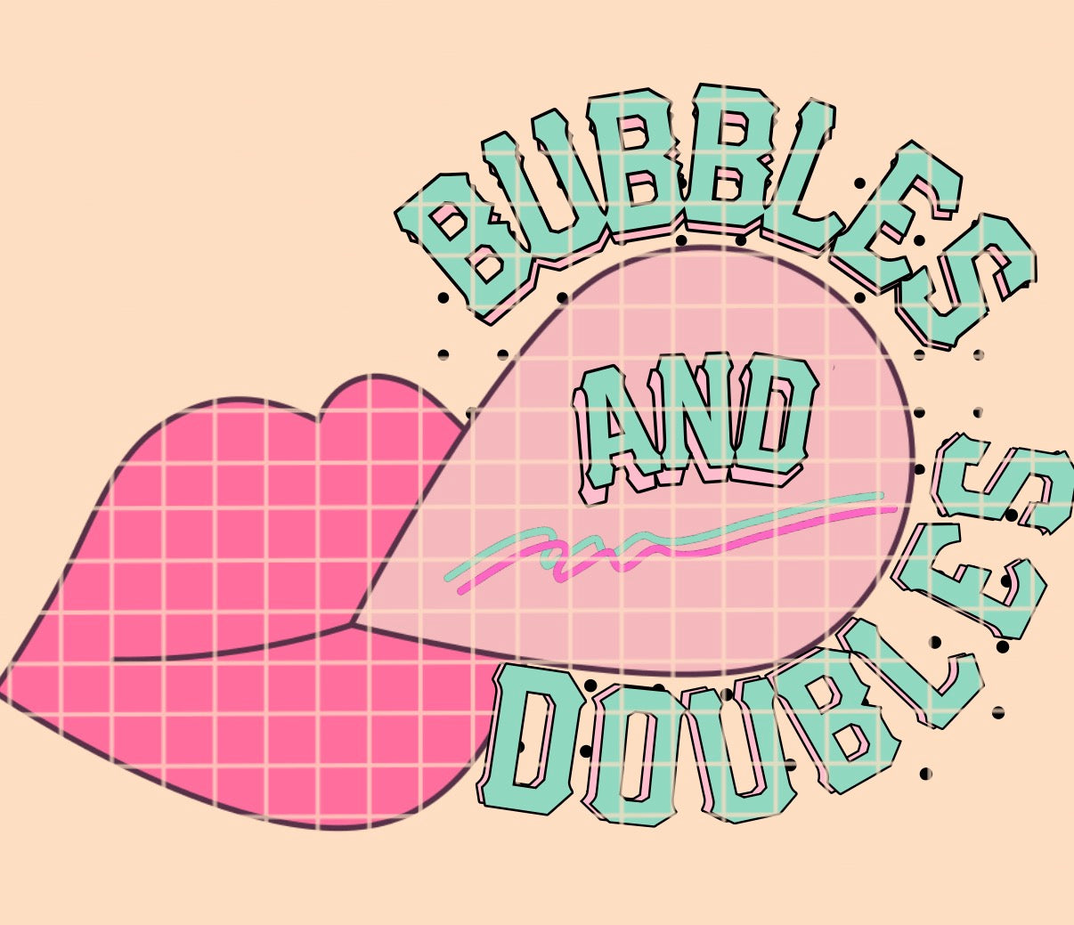 Doubles and bubbles PNG