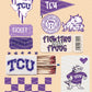 TCU Matchbox collage