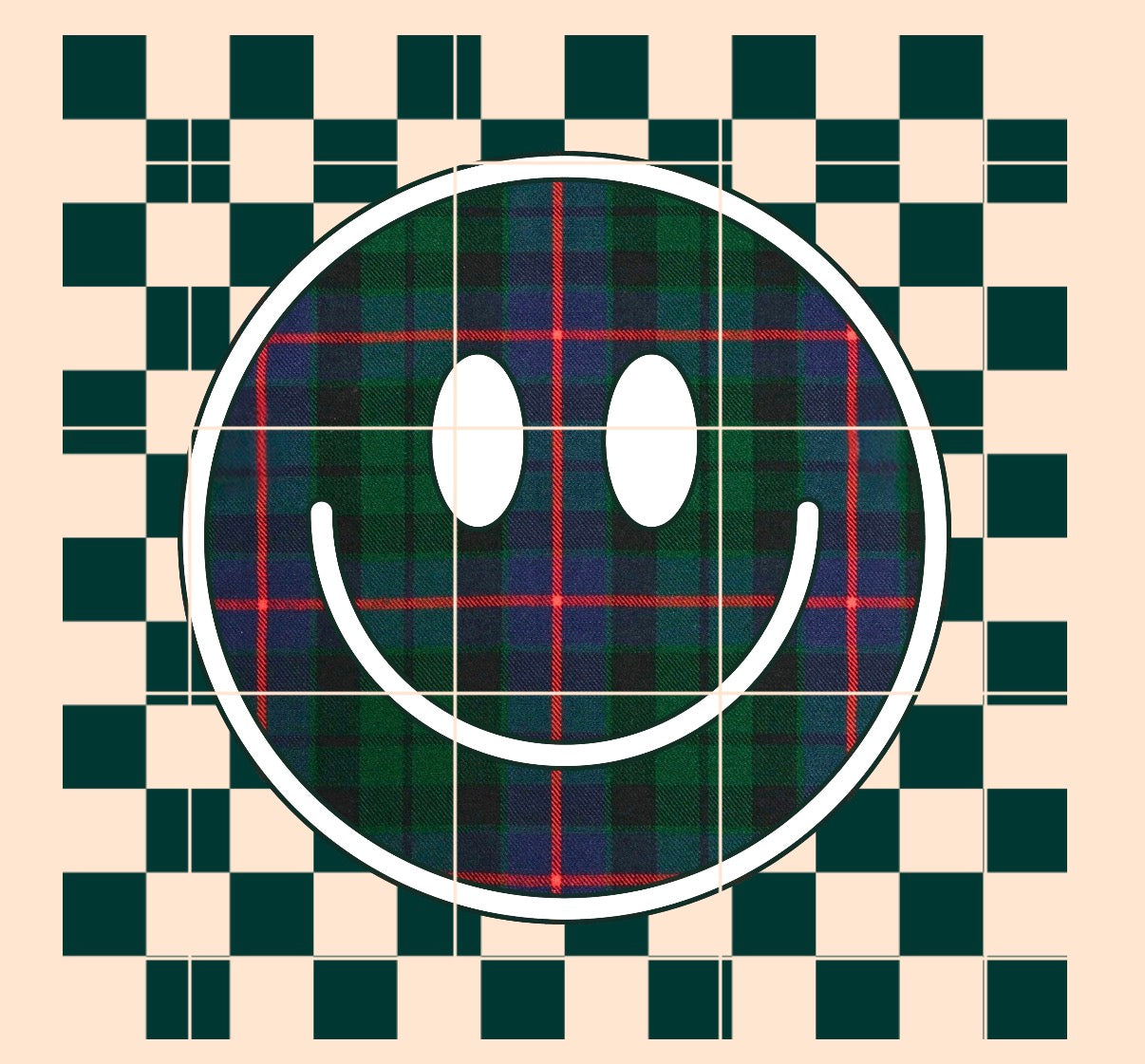 Cmas Plaid Smiley BUNDLE (4 files!)