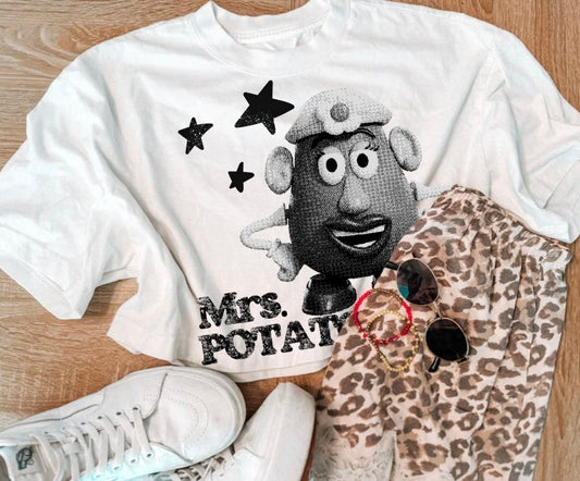 TWO Halftone Mrs Potato (black and white print variants included)