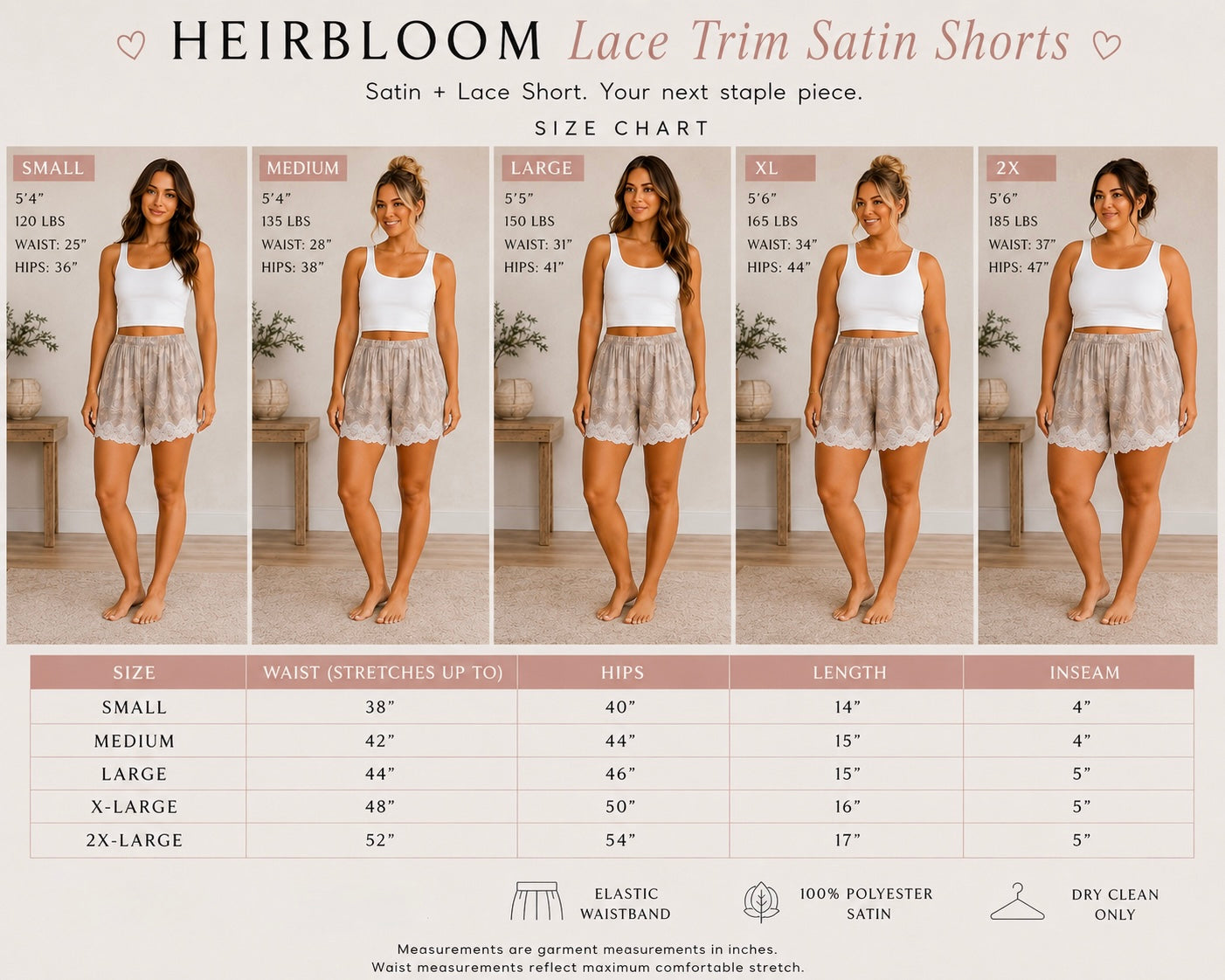 Hot Route Lace Short *Pre Order* (WHOLESALE) MOQ 2