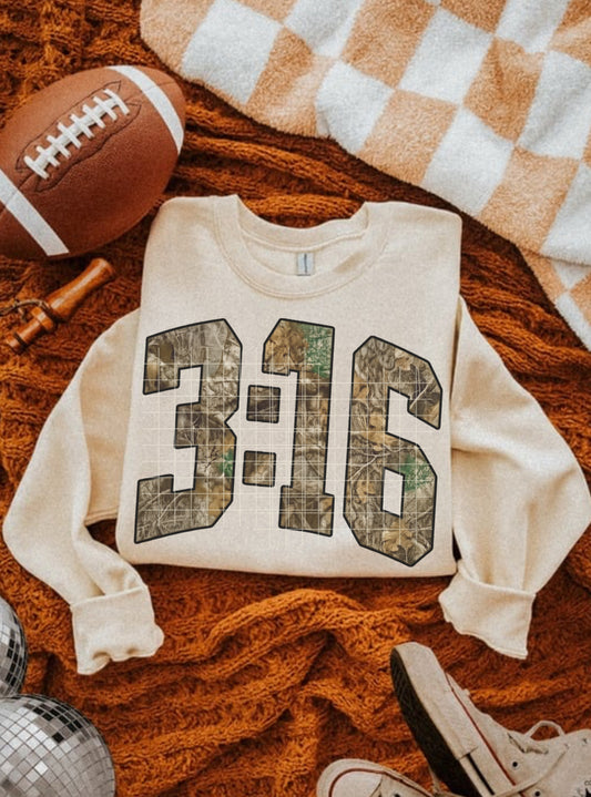 3:16 x Camo PNG