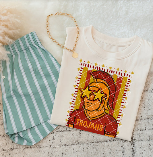 Mascot doodle Trojans