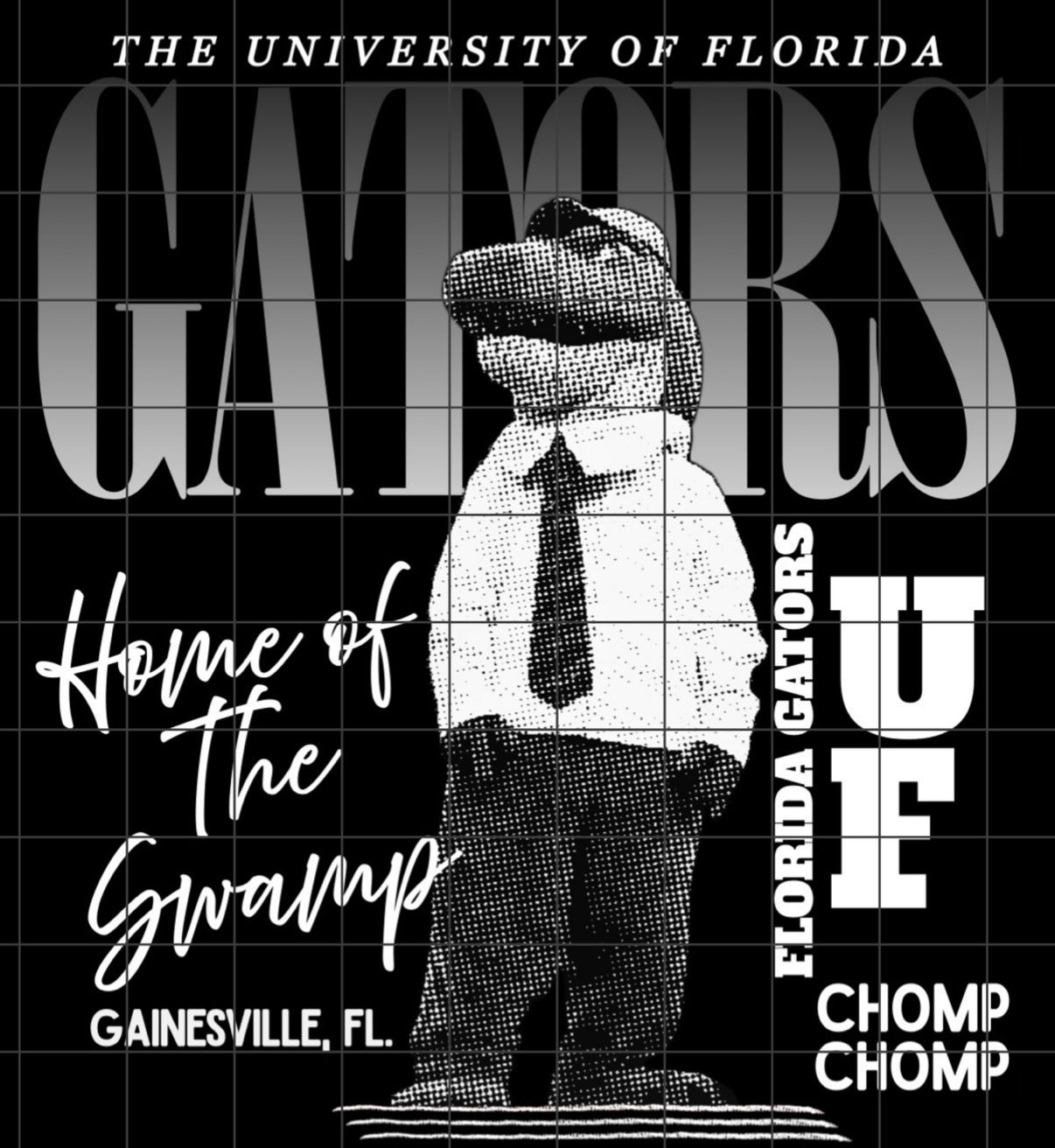 Gator Halftone PNG