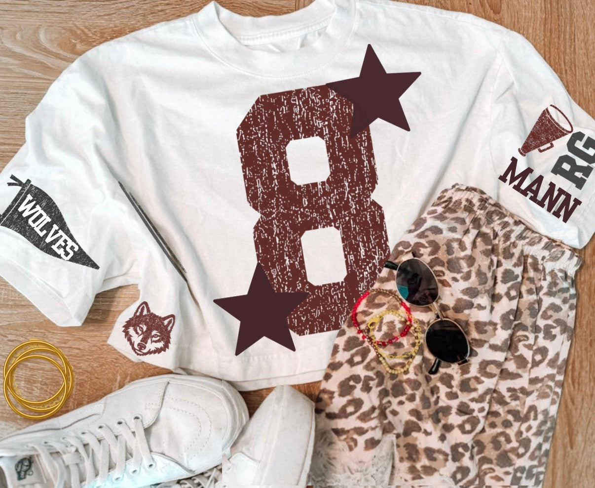 Digital Varsity Tee TEMPLATE