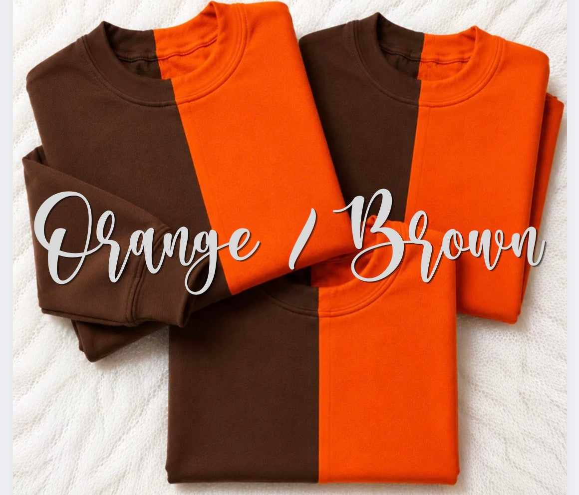 Split Color Crewnecks (WS)