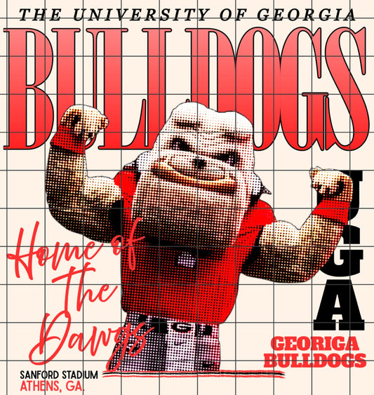 Bulldog color tone PNG
