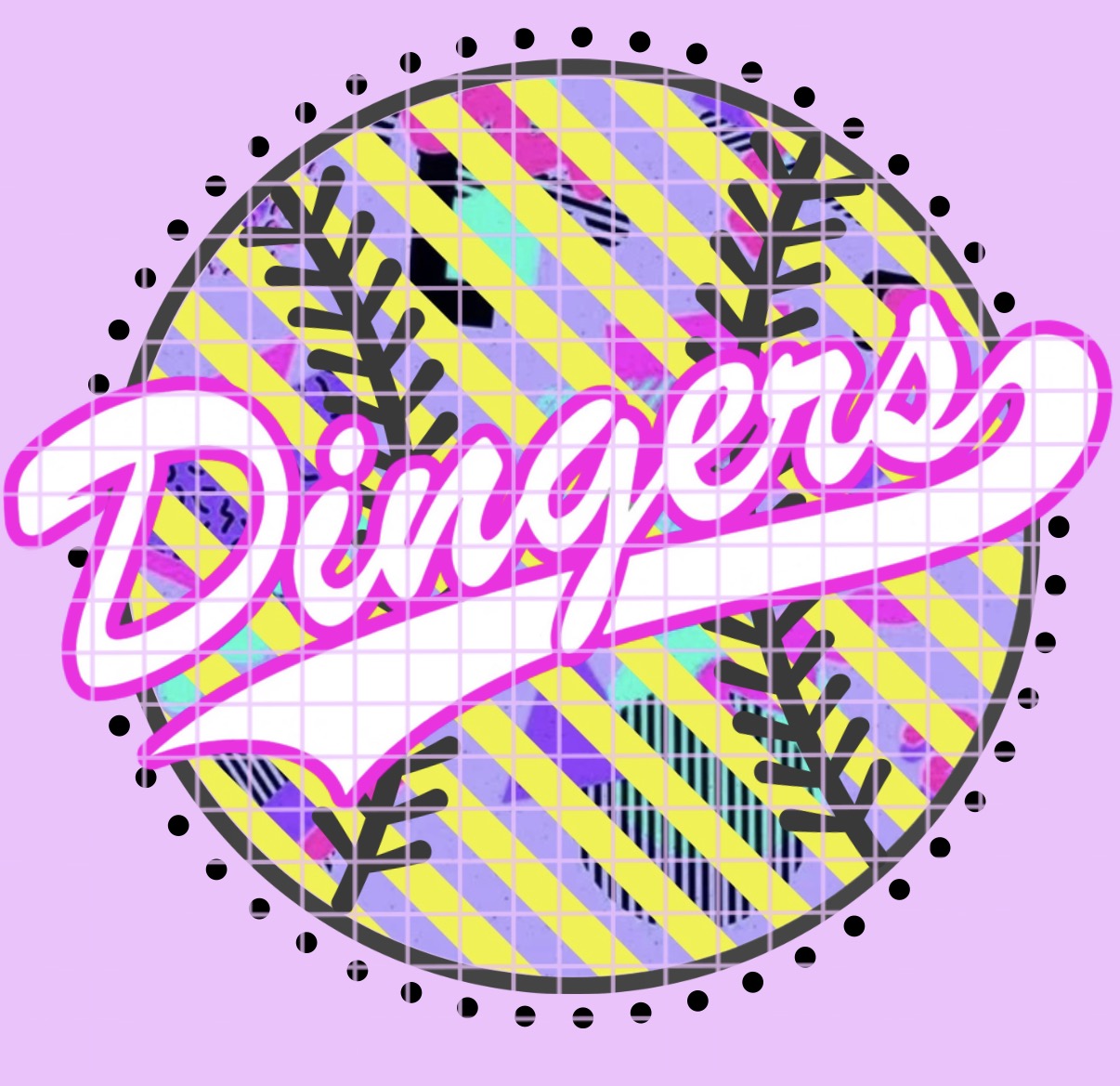Dingers x preppy baseball