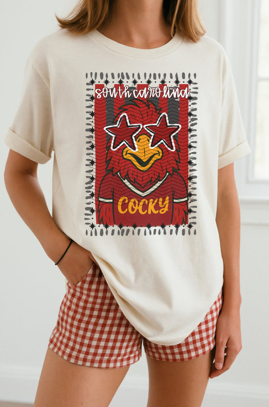 Mascot doodle gamecocks