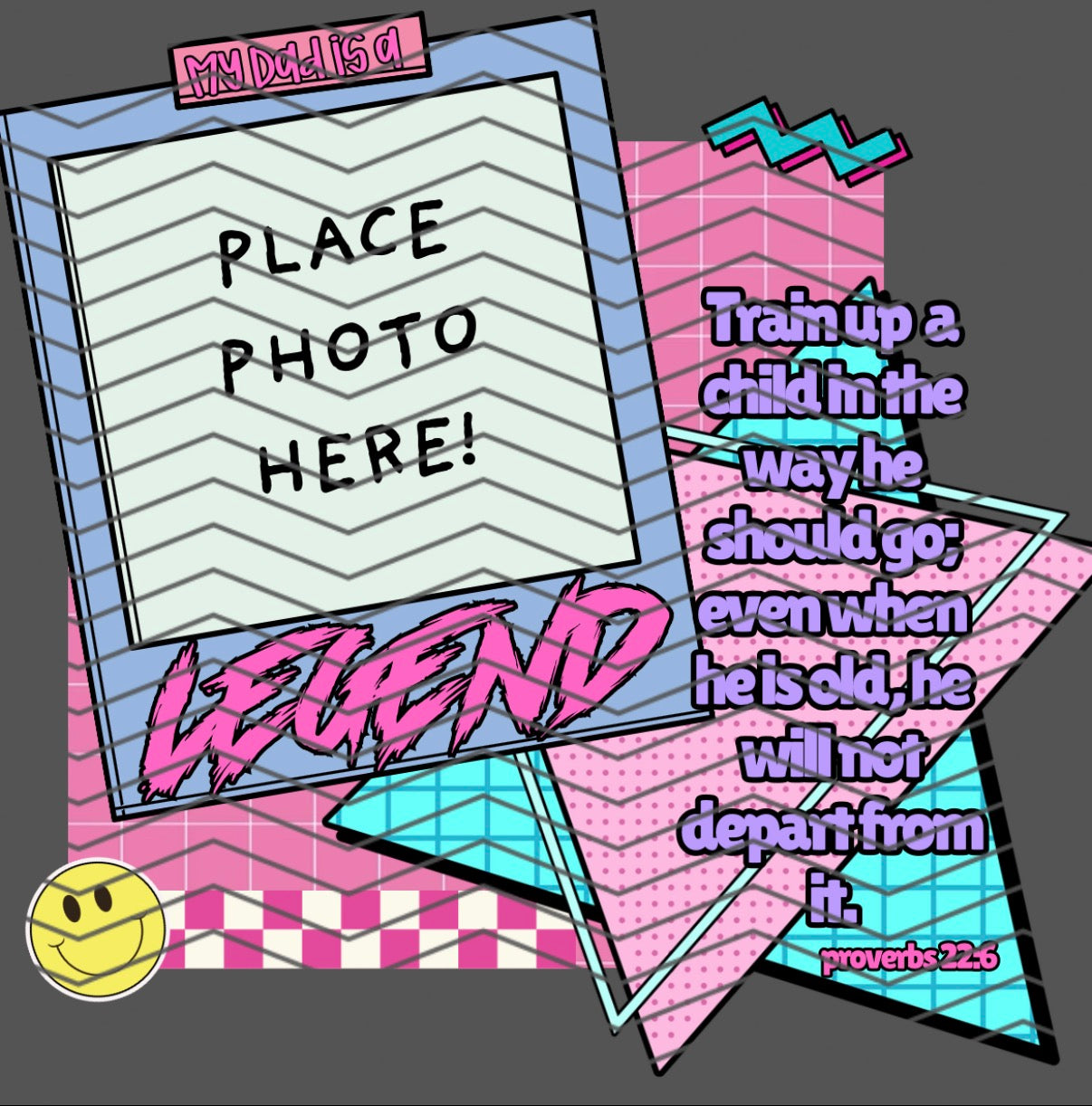 “LEGEND” Fathers Day (girl / boy) *pocket prints included*