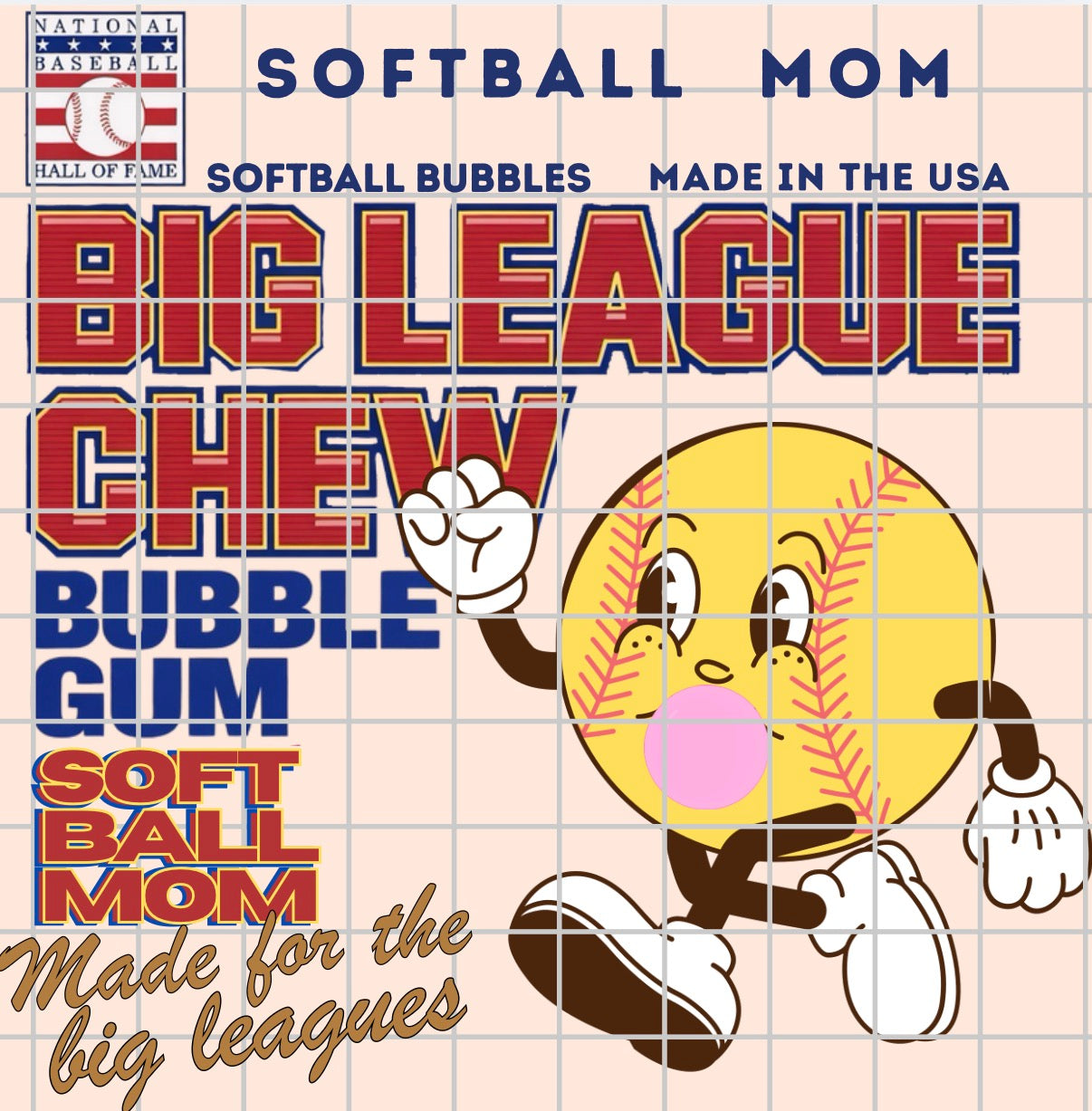 Big league Softball Moms PNG