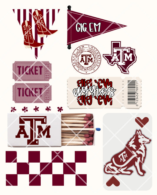 ATM MATCHBOX COLLAGE