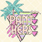 Retro palm Panthers