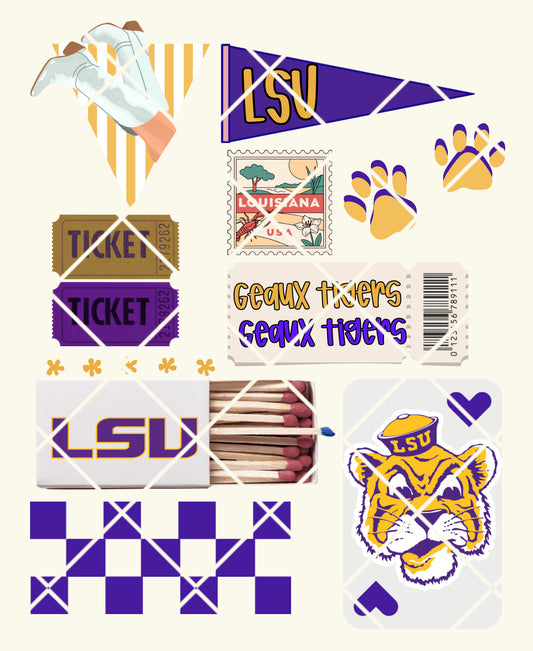 LSU Matchbox Collage