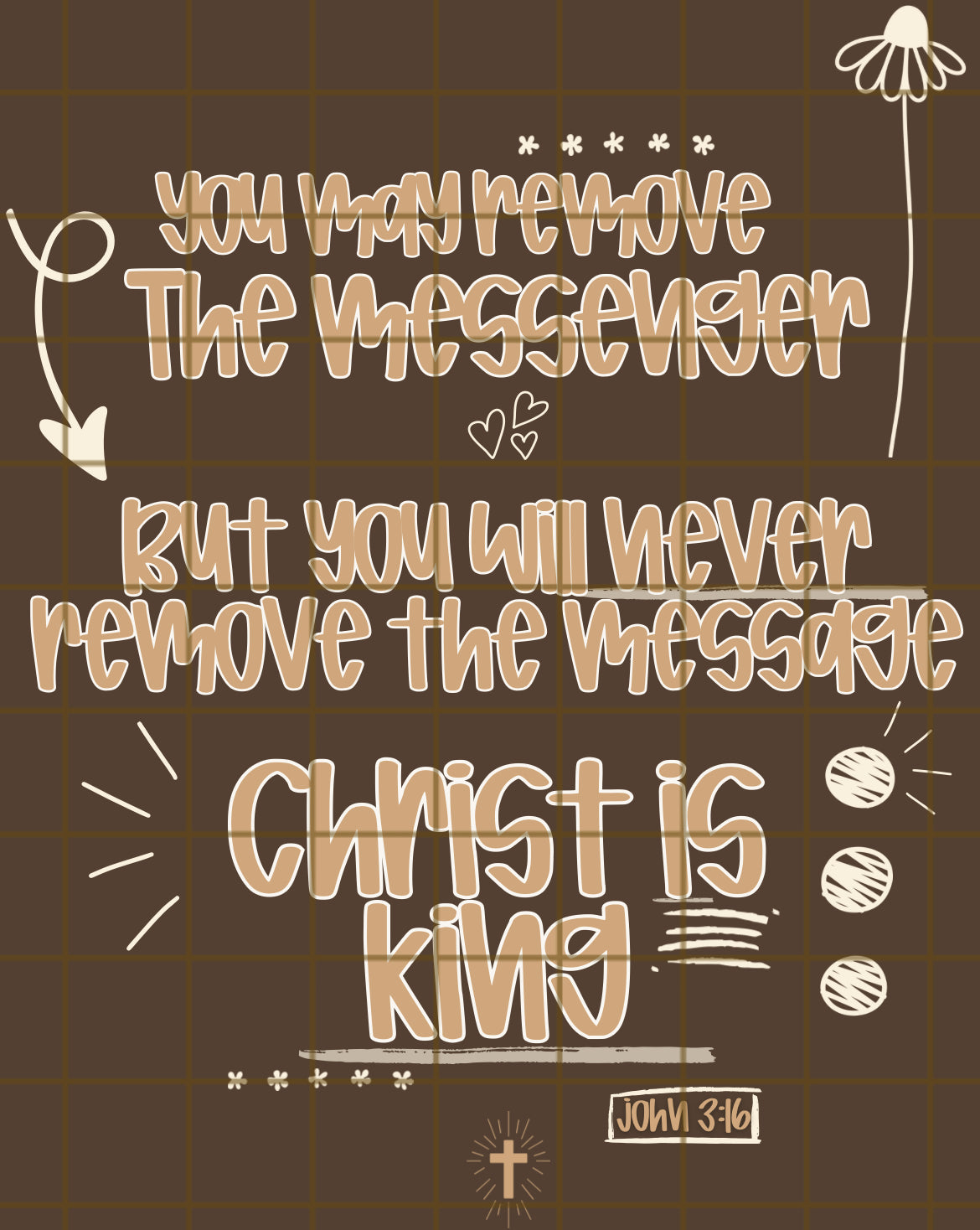 Christ is King Doodle (chest print included)