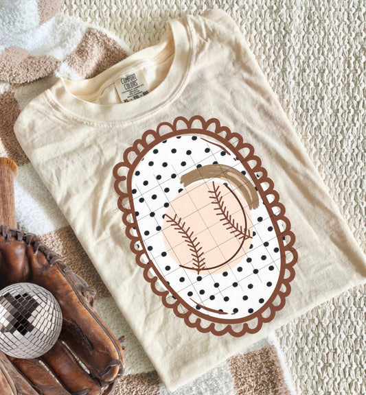 Neutral baseball frame PNG