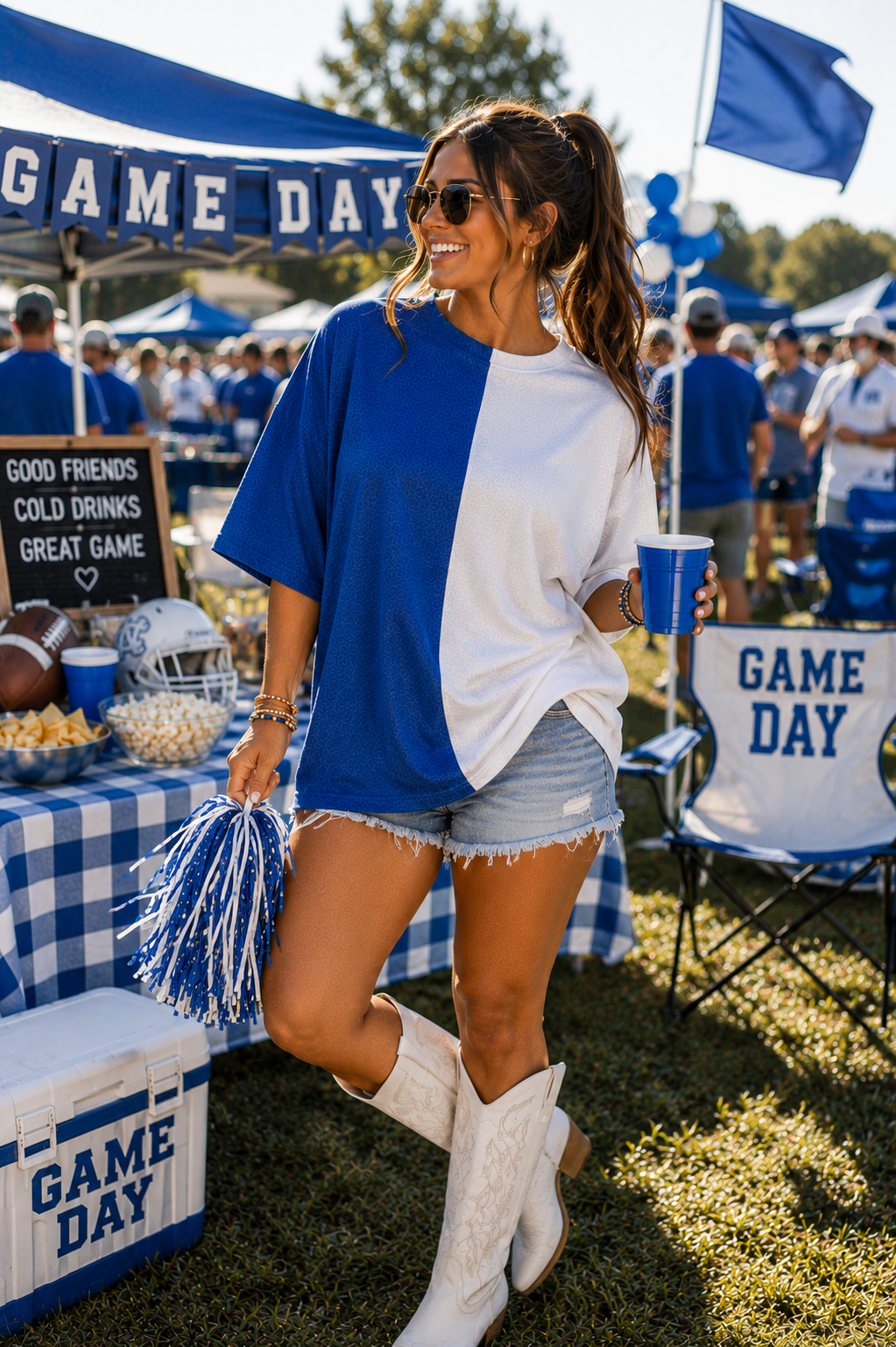 Game Day Split Tees * MOQ 2 * (Mix and Match)