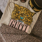 Lux Cheetah Ivory Tee