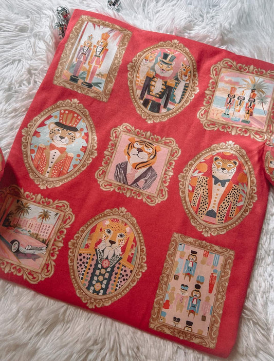 Preppy Christmas Cats PNG