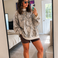 Mock Neck Vintage Washed Camo *Pre Order* - MOQ 2