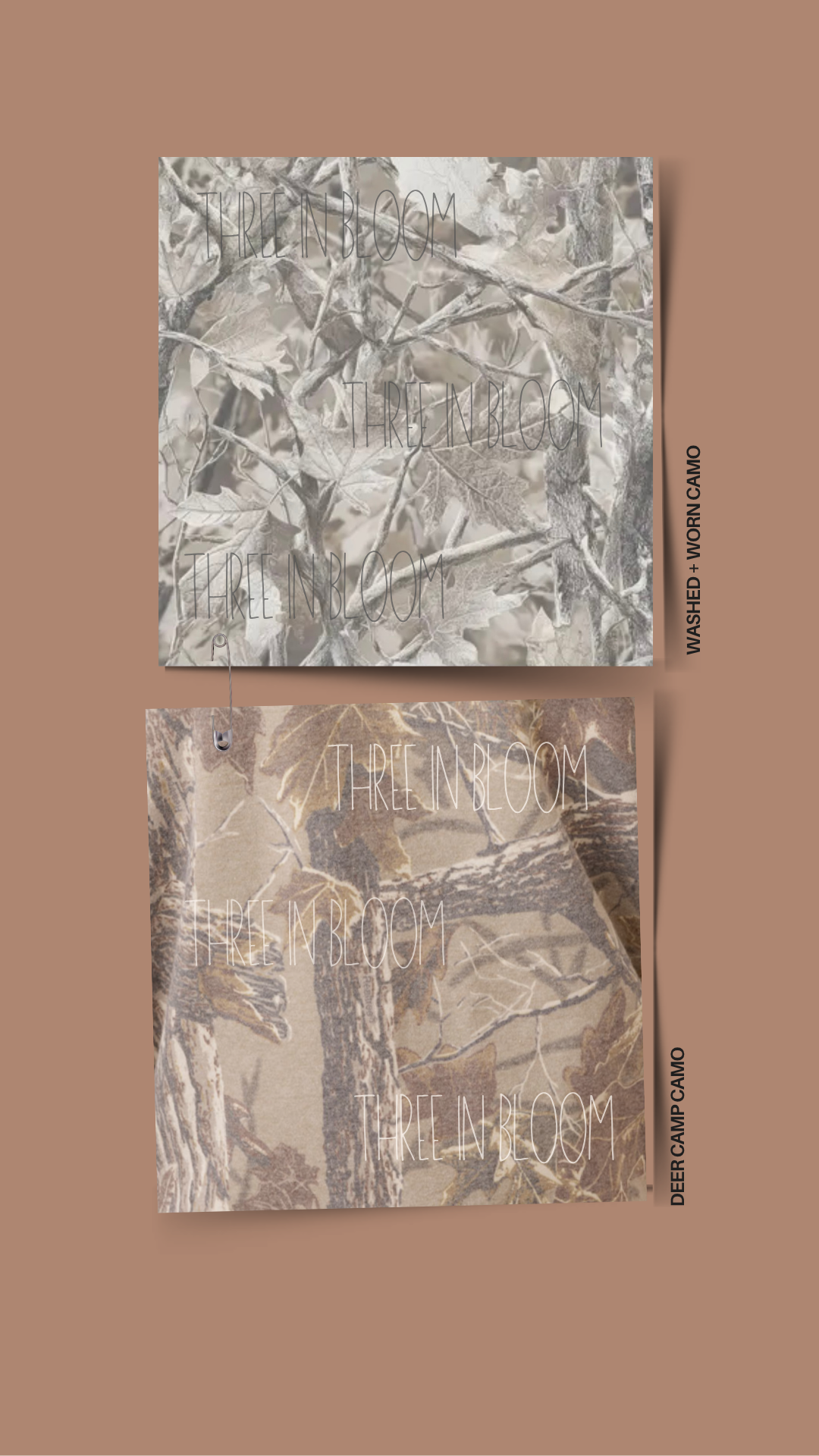 Mock Neck Vintage Washed Camo *Pre Order* - MOQ 2