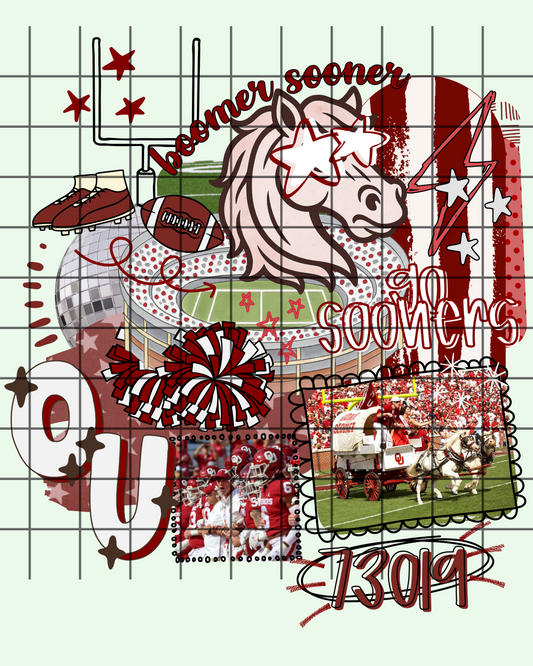 Collage preppy doodle OU