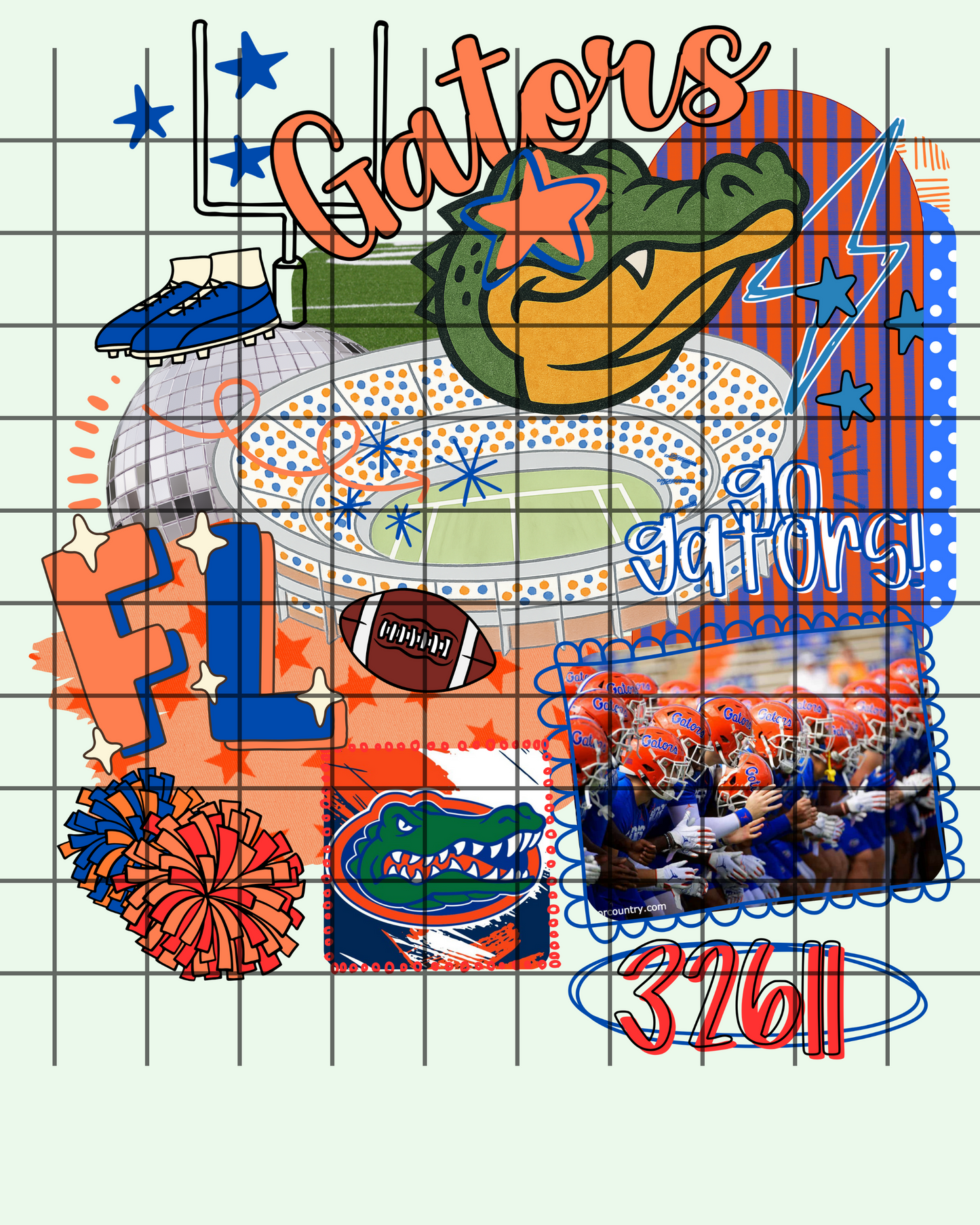 Gameday preppy doodle BUNDLE