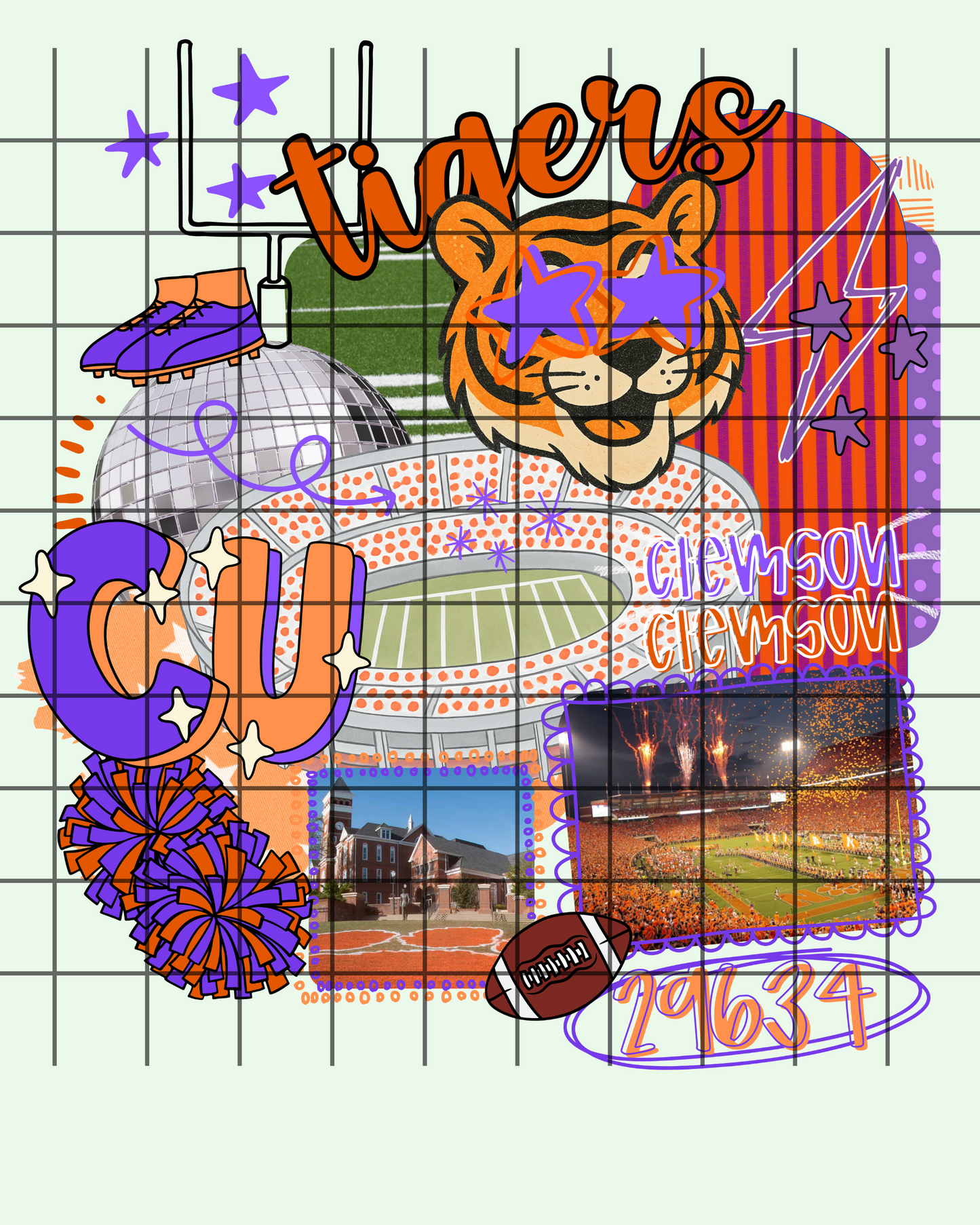 Gameday preppy doodle BUNDLE