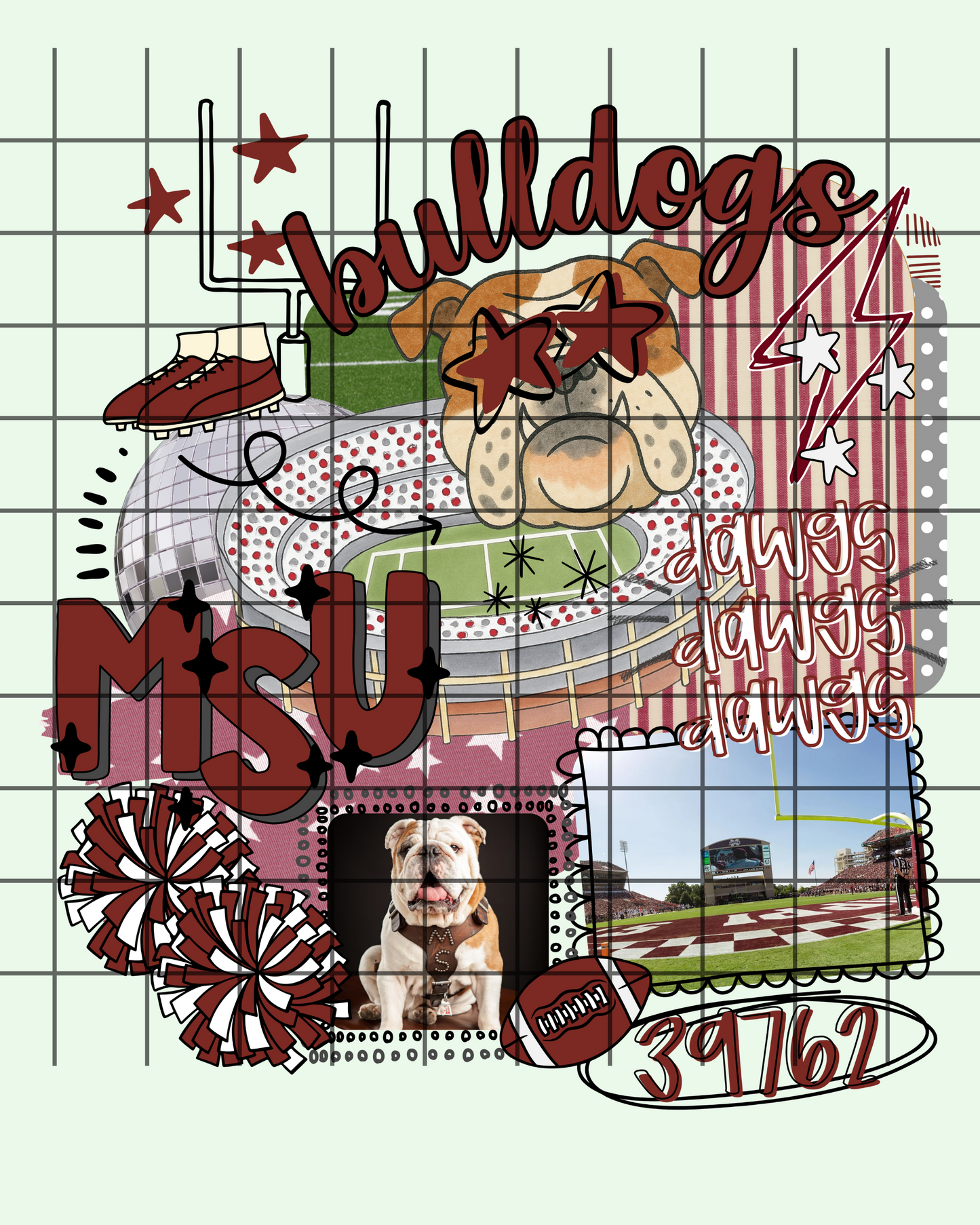 Gameday preppy doodle BUNDLE