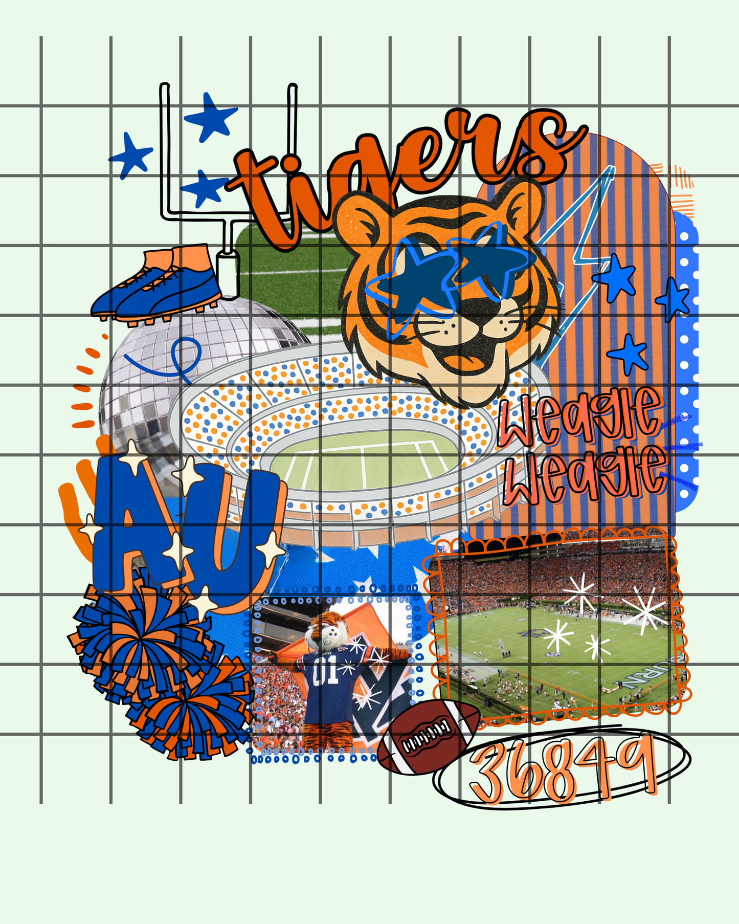 Gameday preppy doodle BUNDLE