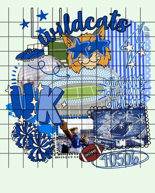 Collage preppy Doodle PNG UK