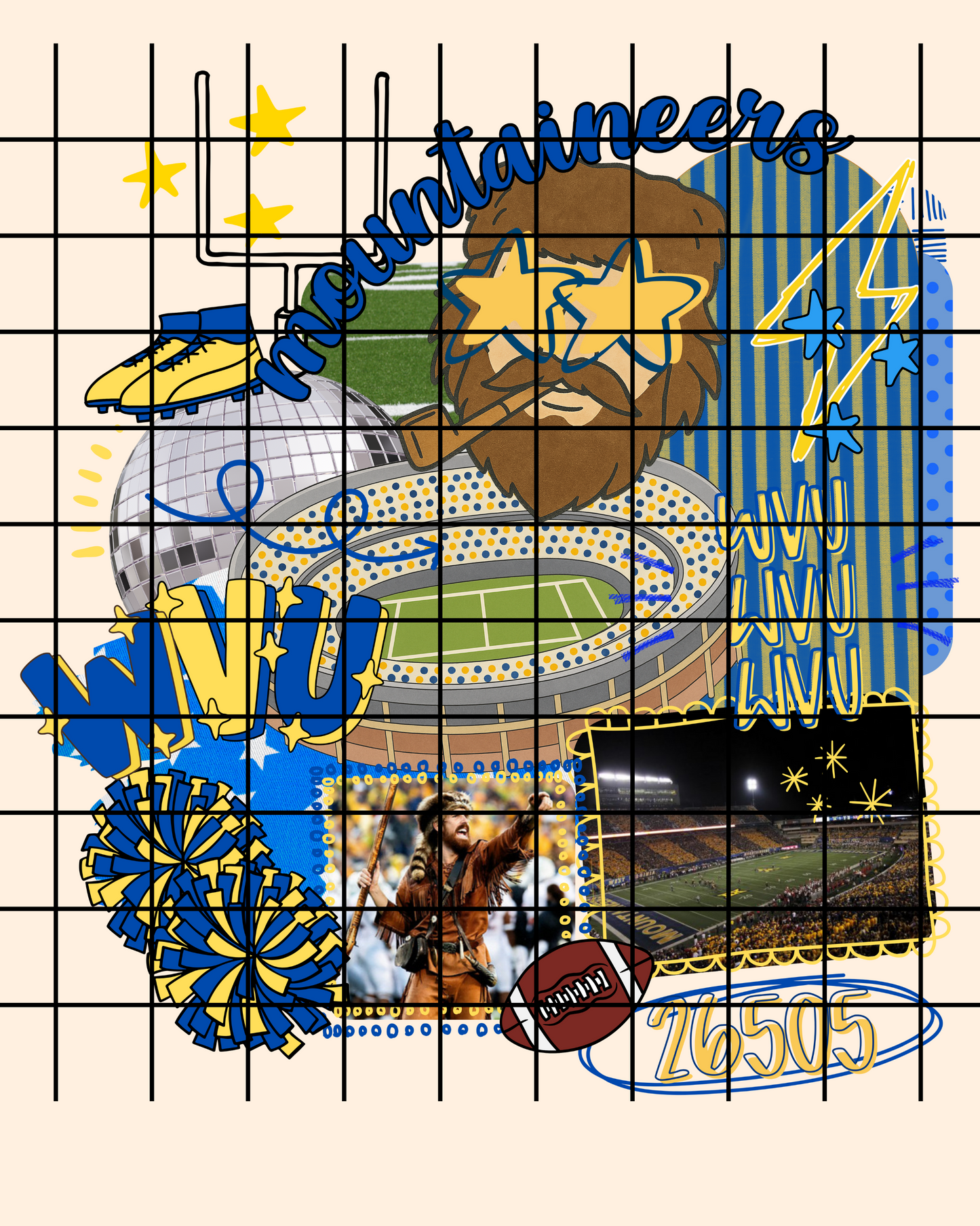 Gameday preppy doodle BUNDLE