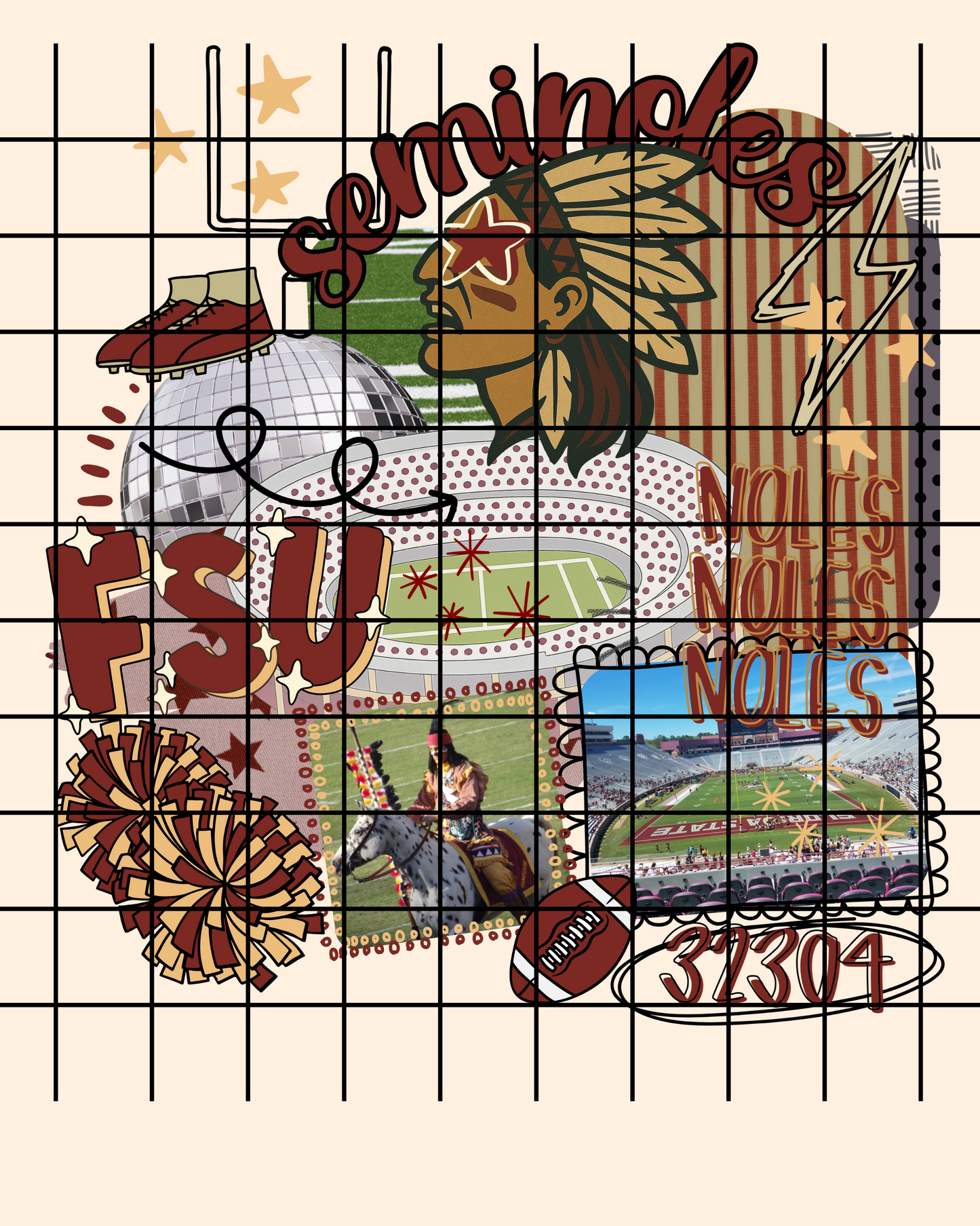 Gameday preppy doodle BUNDLE