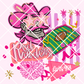 Pink preppy Red raider