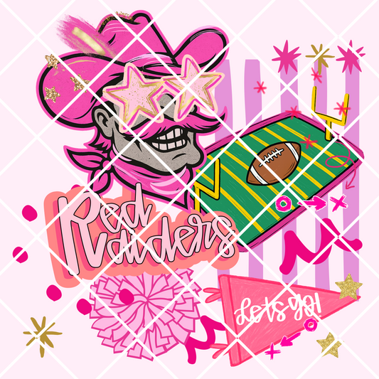 Pink preppy Red raider